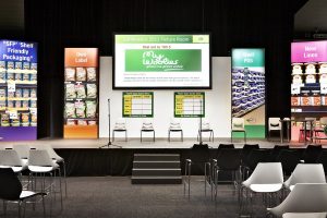 Conference Staging with Centre Treads