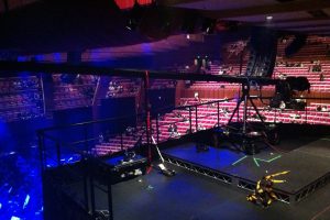 Elevated Staging with Jib Riser Sydney Opera House